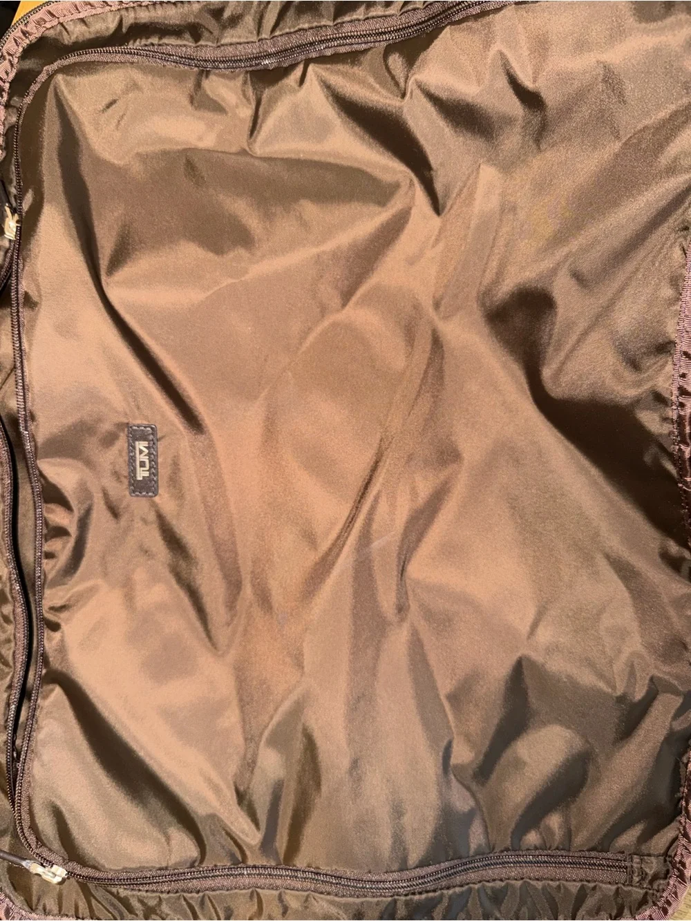 Tumi Brown Travel Duffle with Sturdy Base